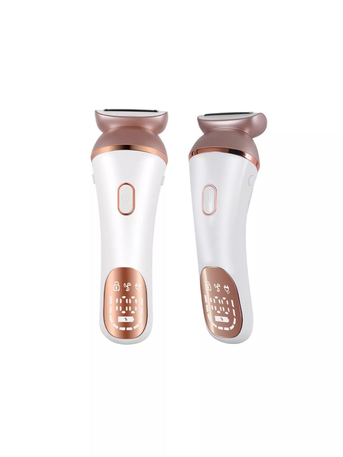 Epilator held in hand