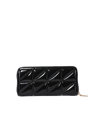 PU Leather Solid Color Wallet - Fashorio