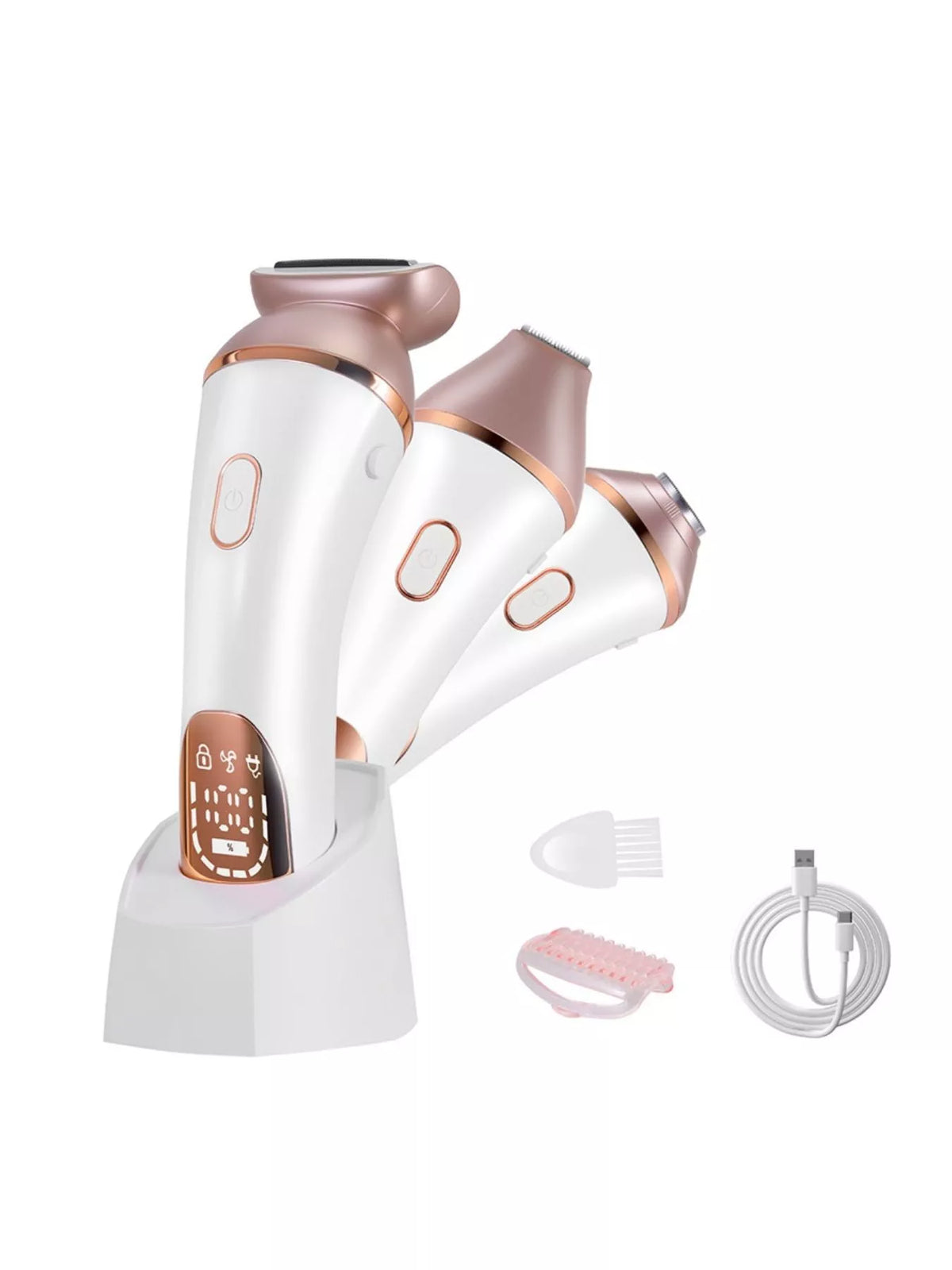 Epilator rotating head close up
