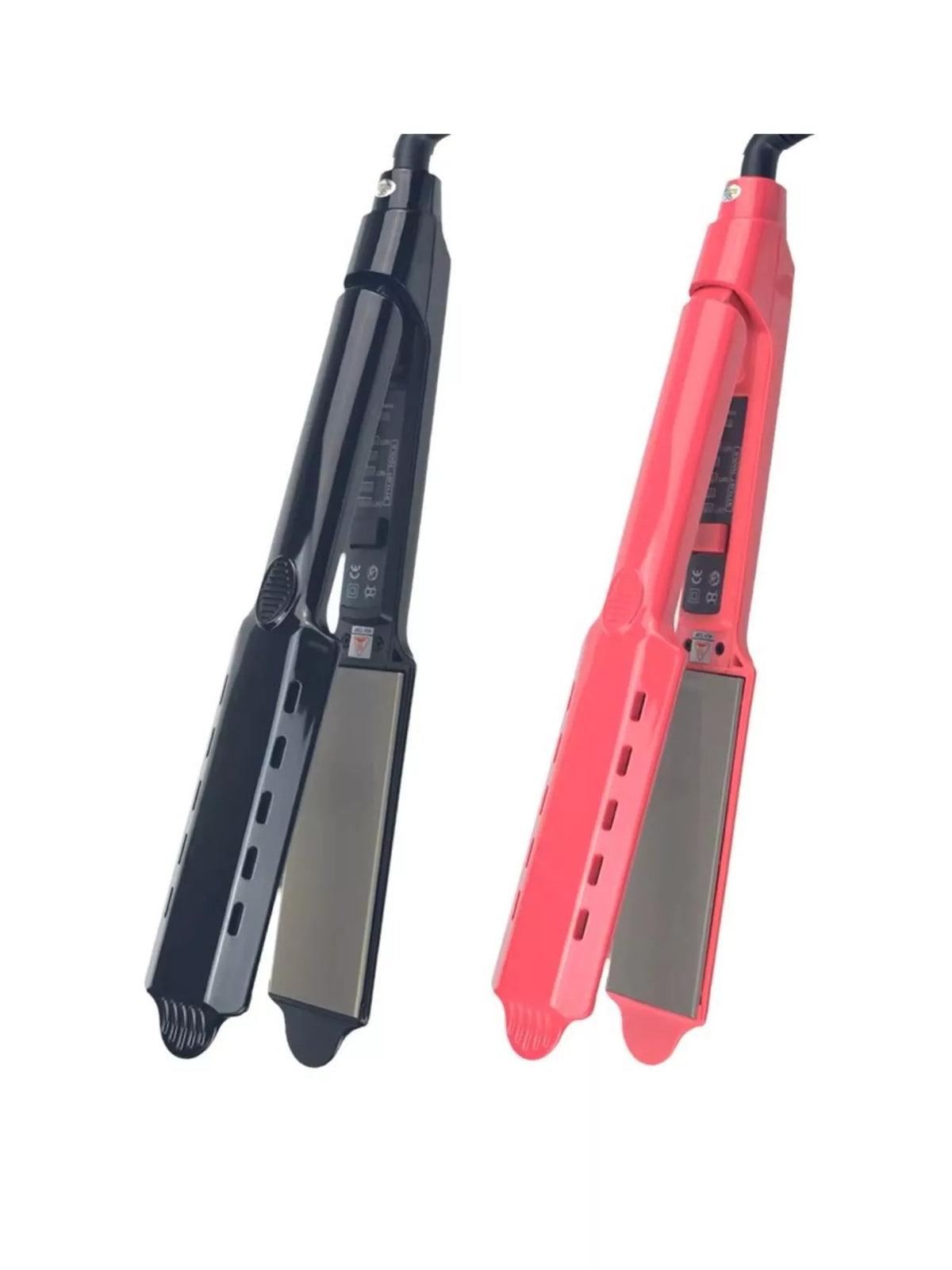 Fast heating hair straightener in black