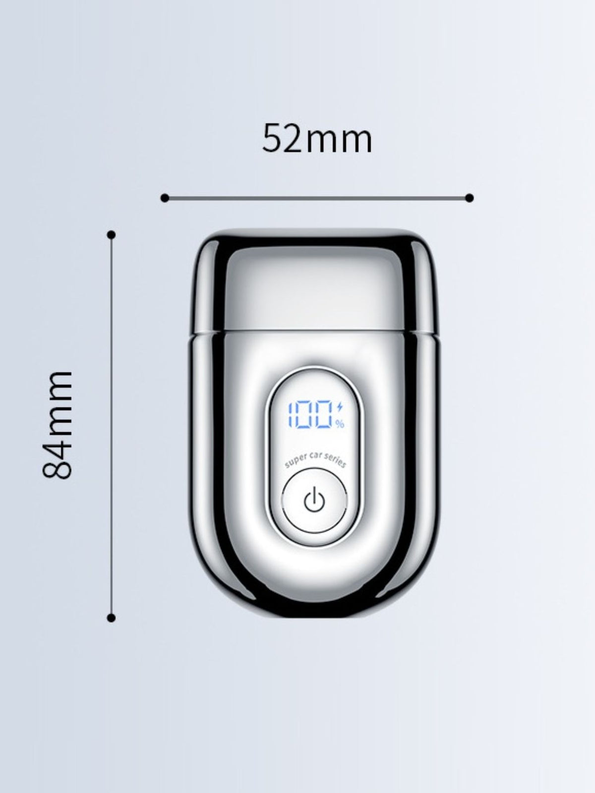 Mini shaver charging via cable