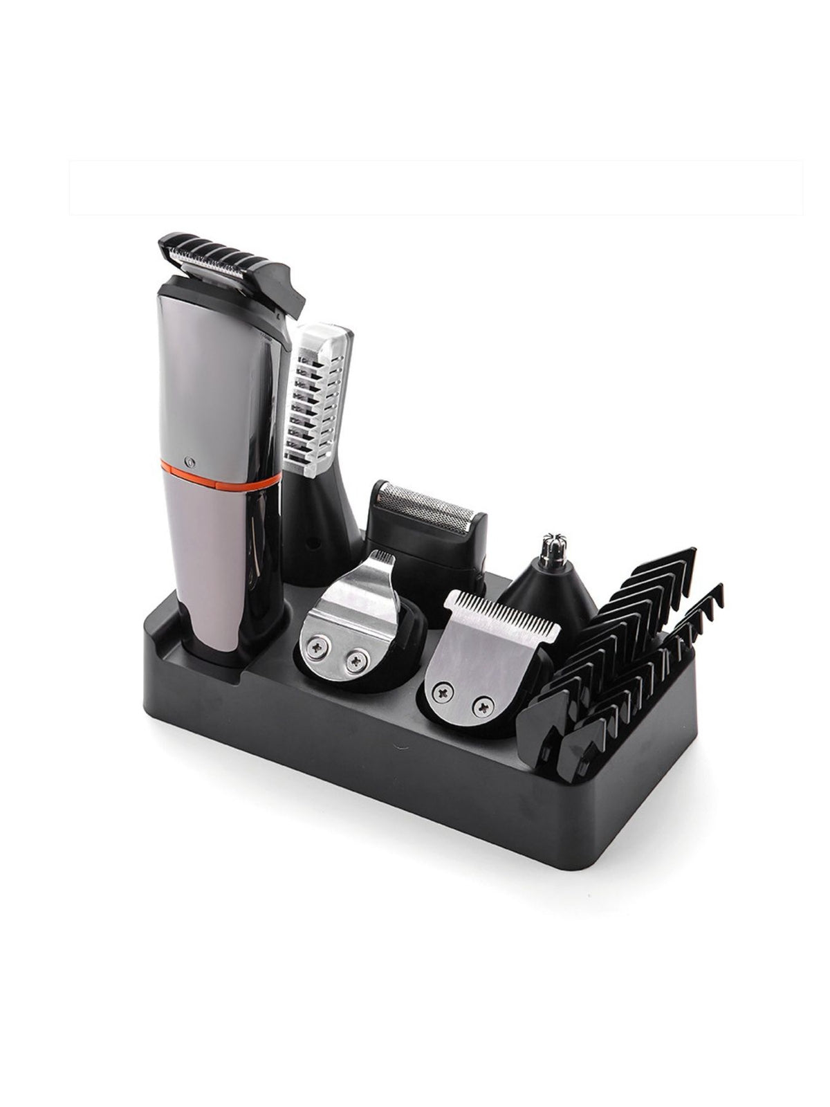 Hair clipper with attachment guards