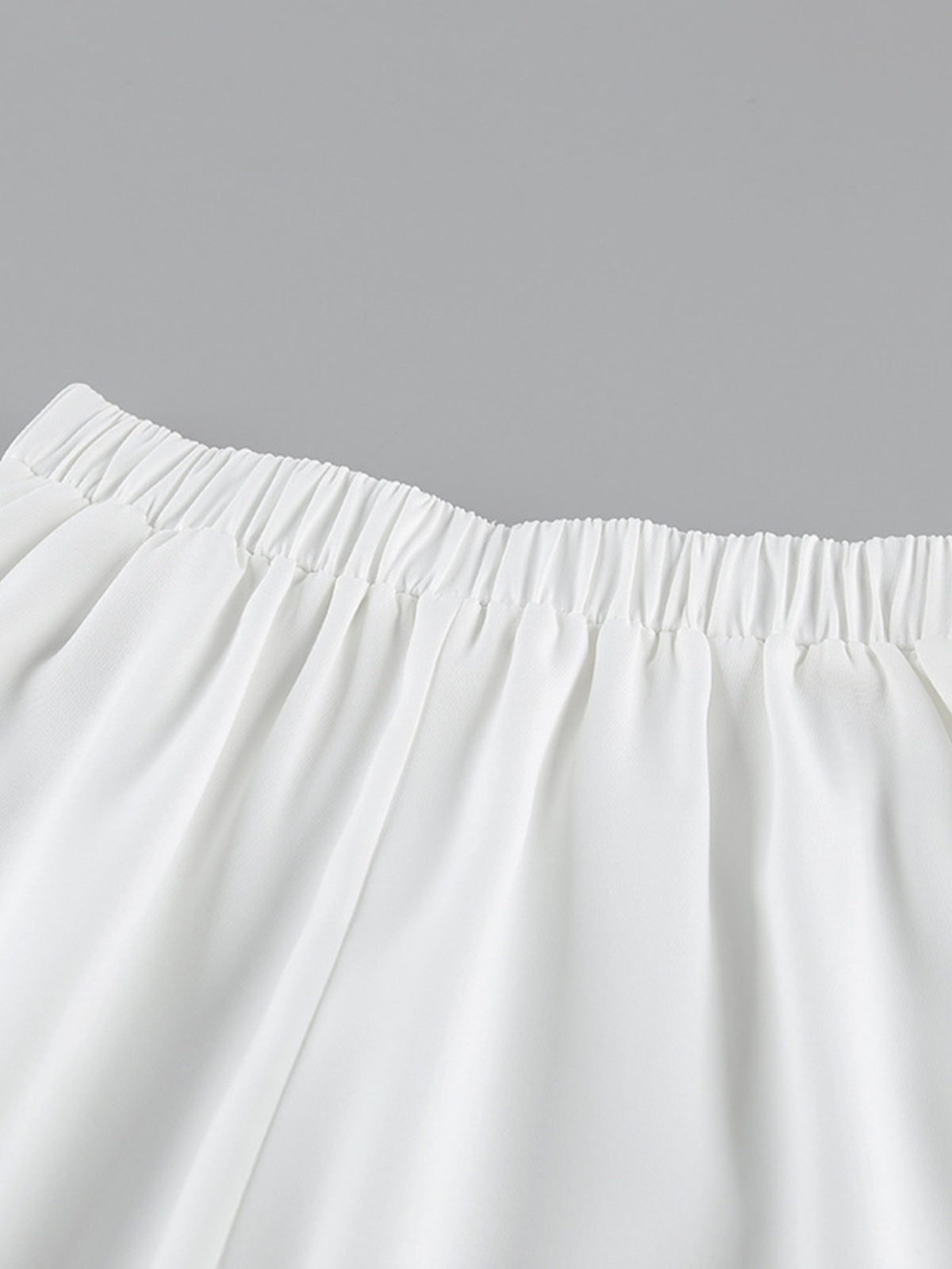 White top and skirt set fabric texture
