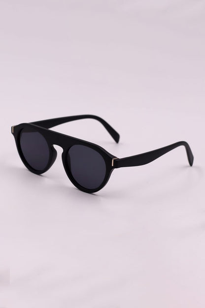 3-Piece Round Polycarbonate Full Rim Sunglasses - Fashorio