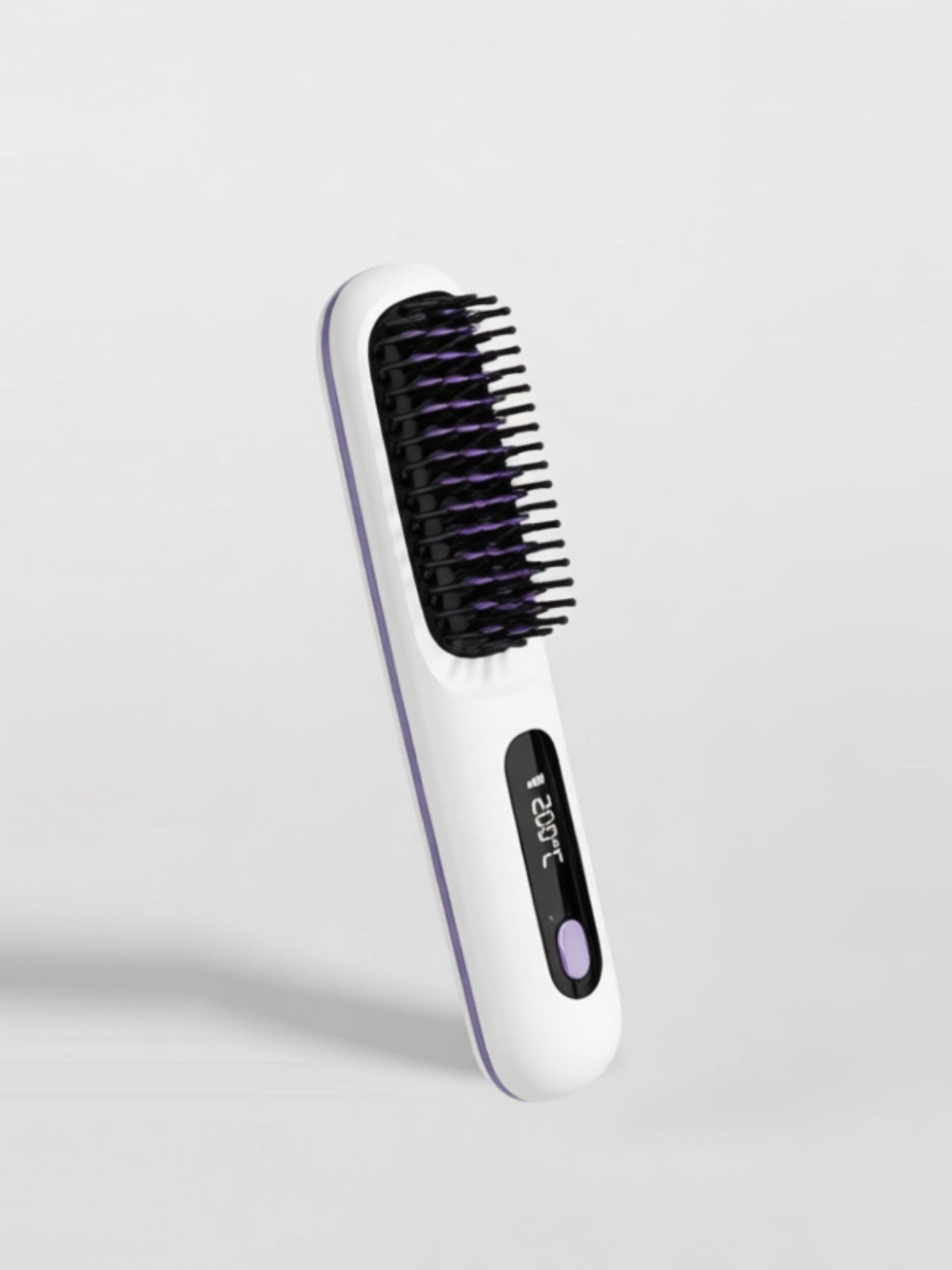 Heated straightening comb full view