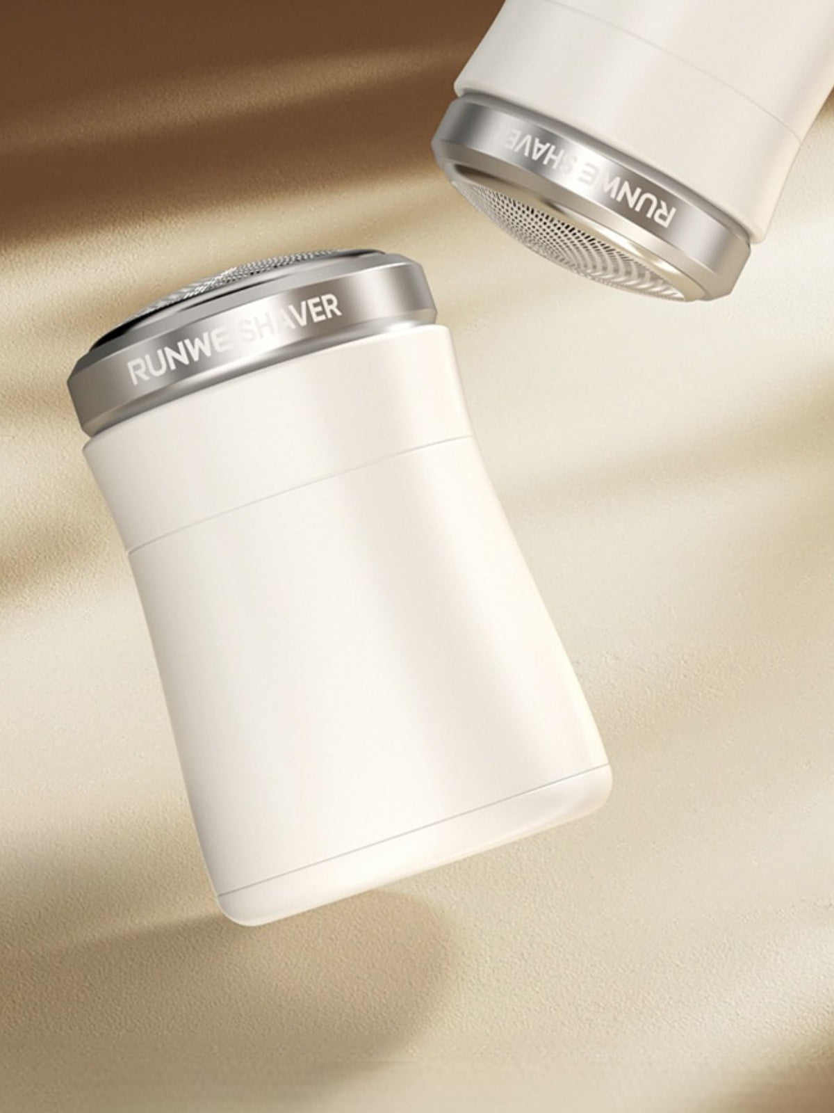 Epilator held in hand