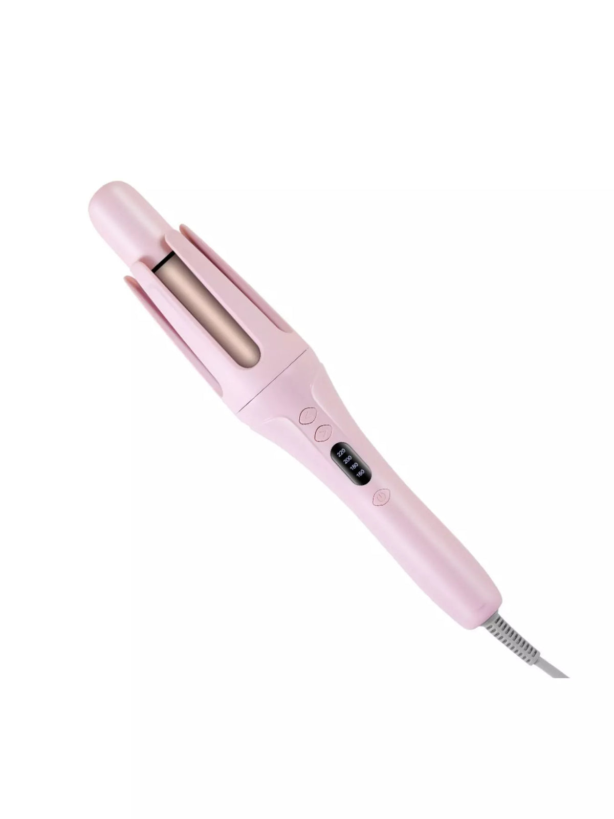 Curling iron held in hand