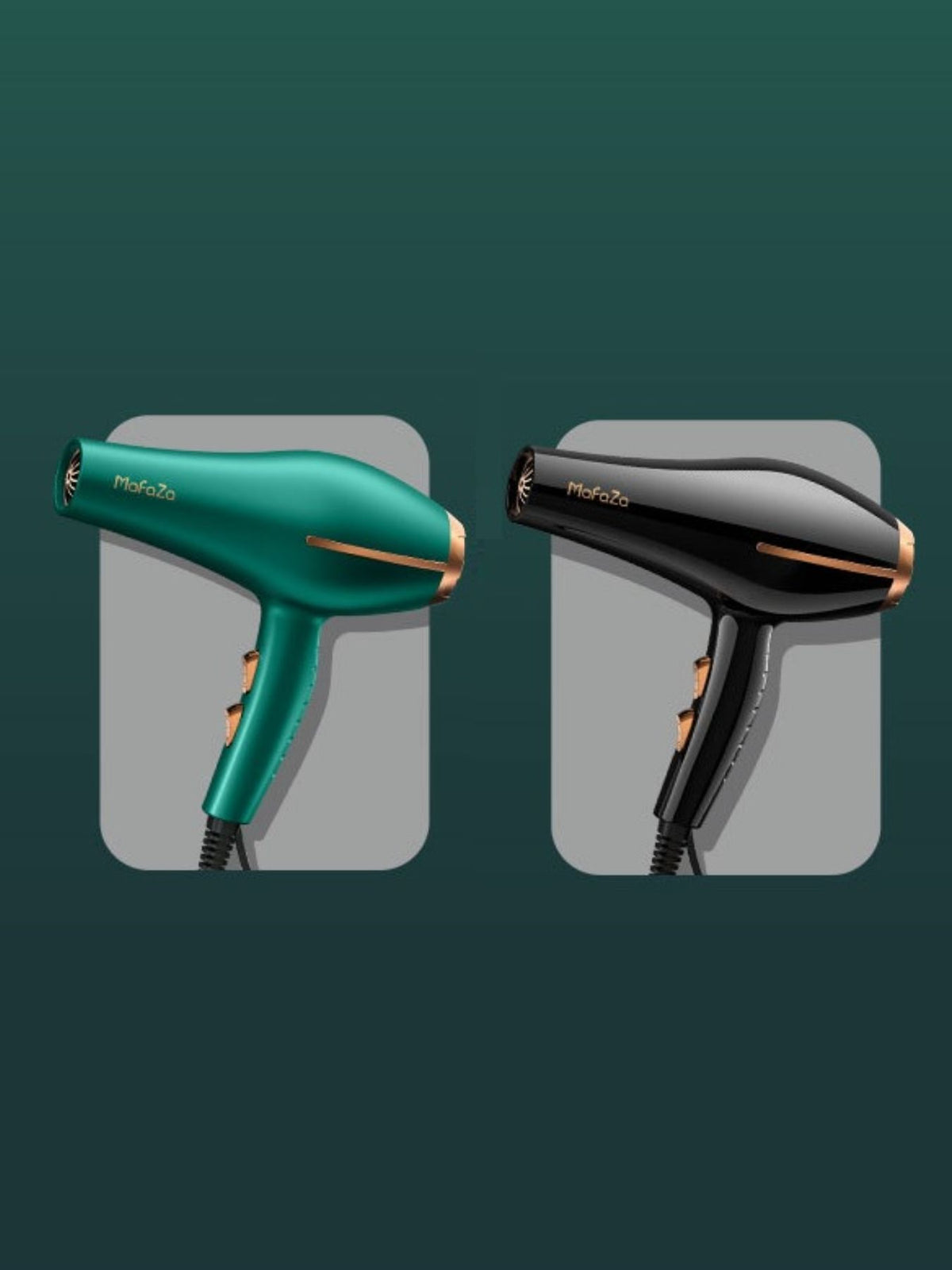 Hair dryer in green