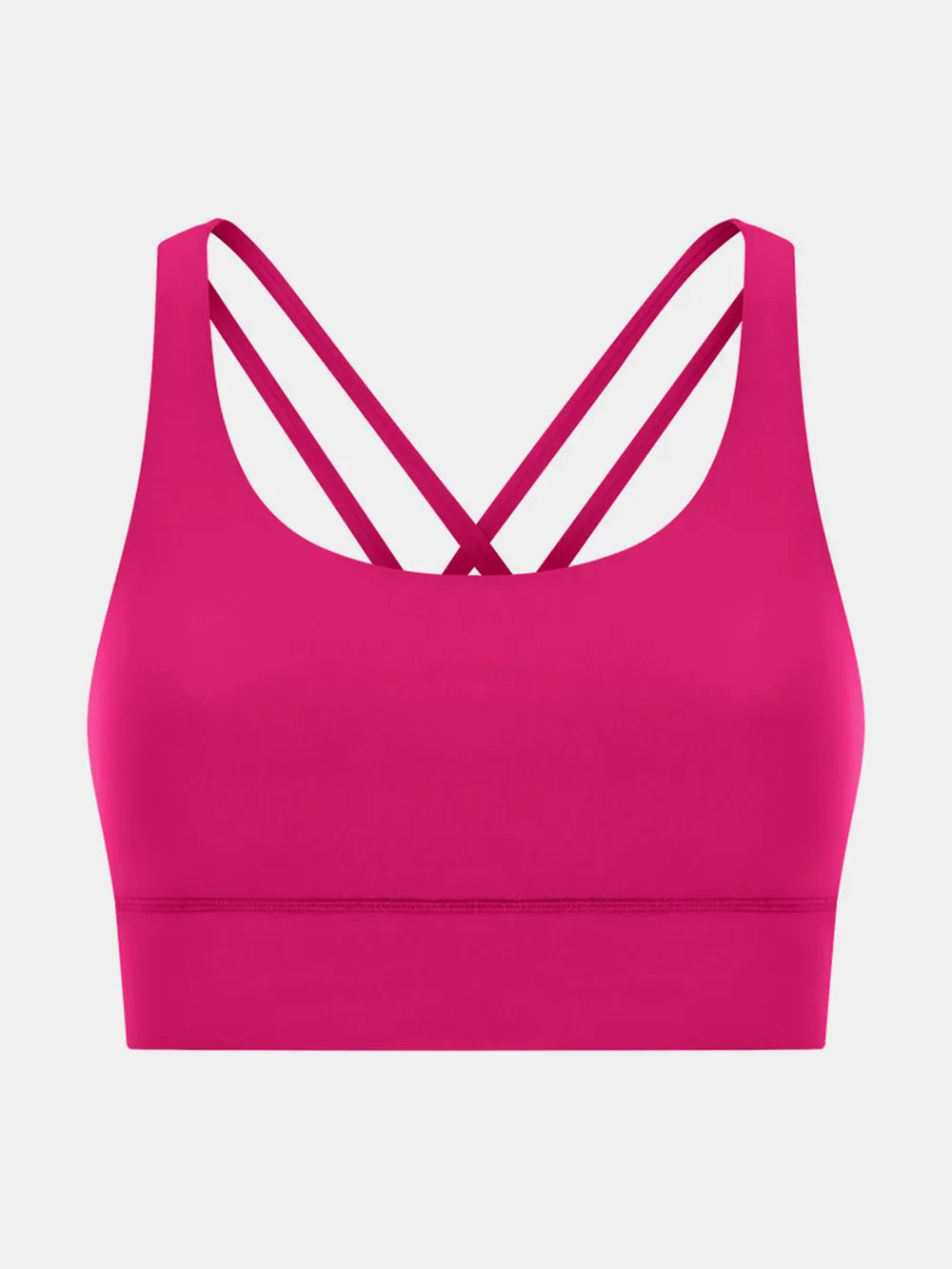 Crisscross scoop neck active tank color view