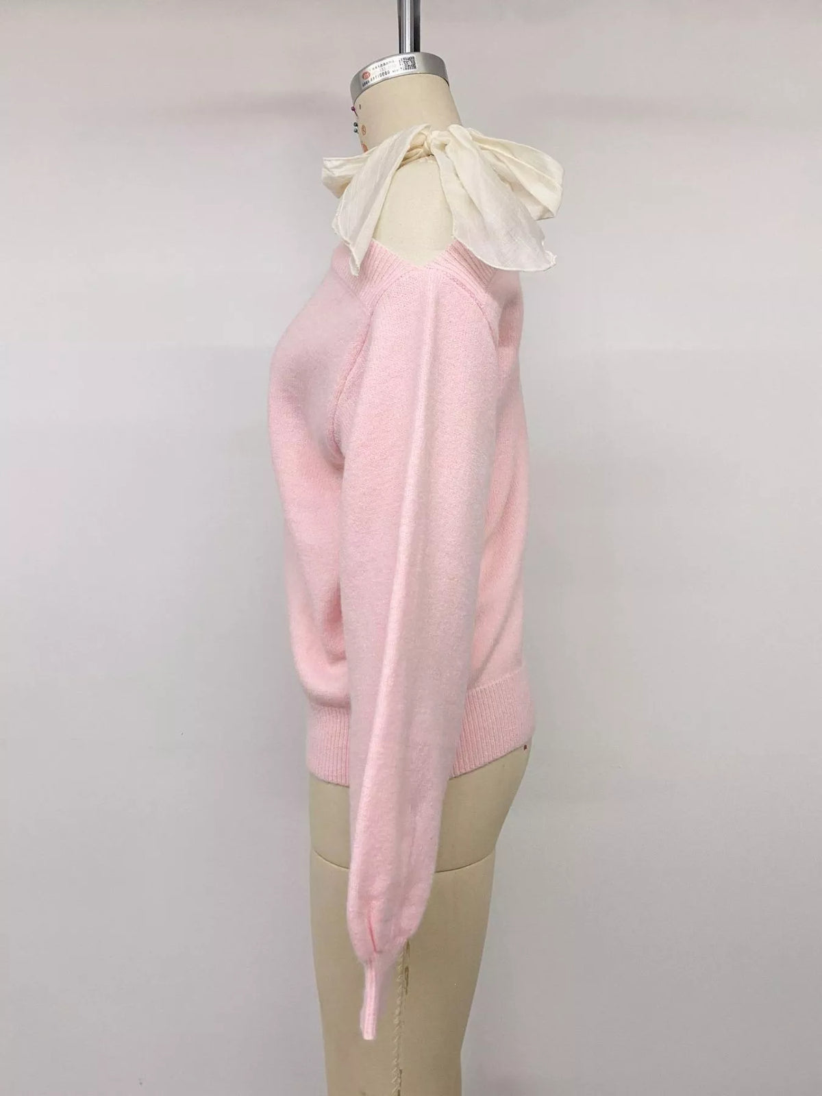 One Shoulder Bow Detail Sweater view 10