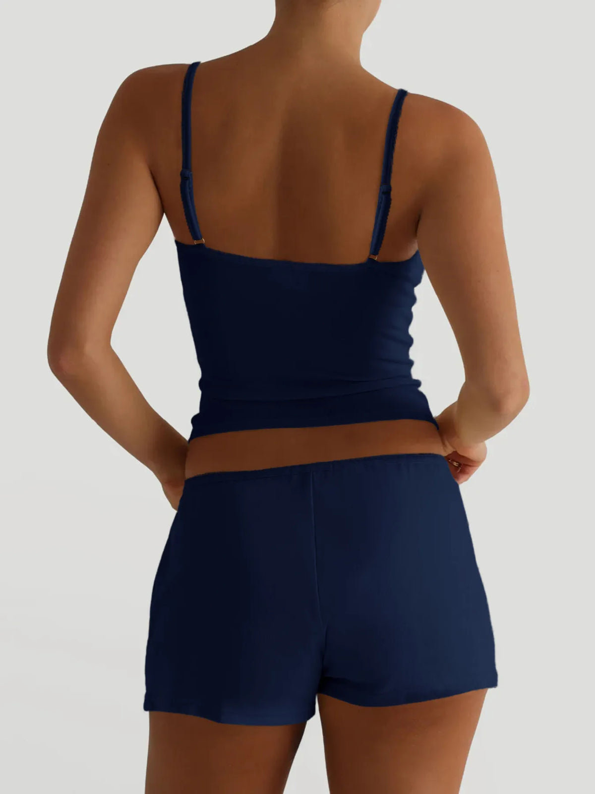 V Neck Cami and Shorts Set view 8