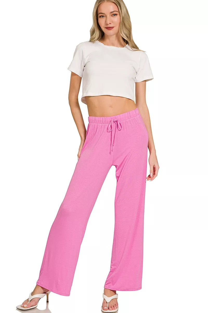 Oversized V neck two piece set side view