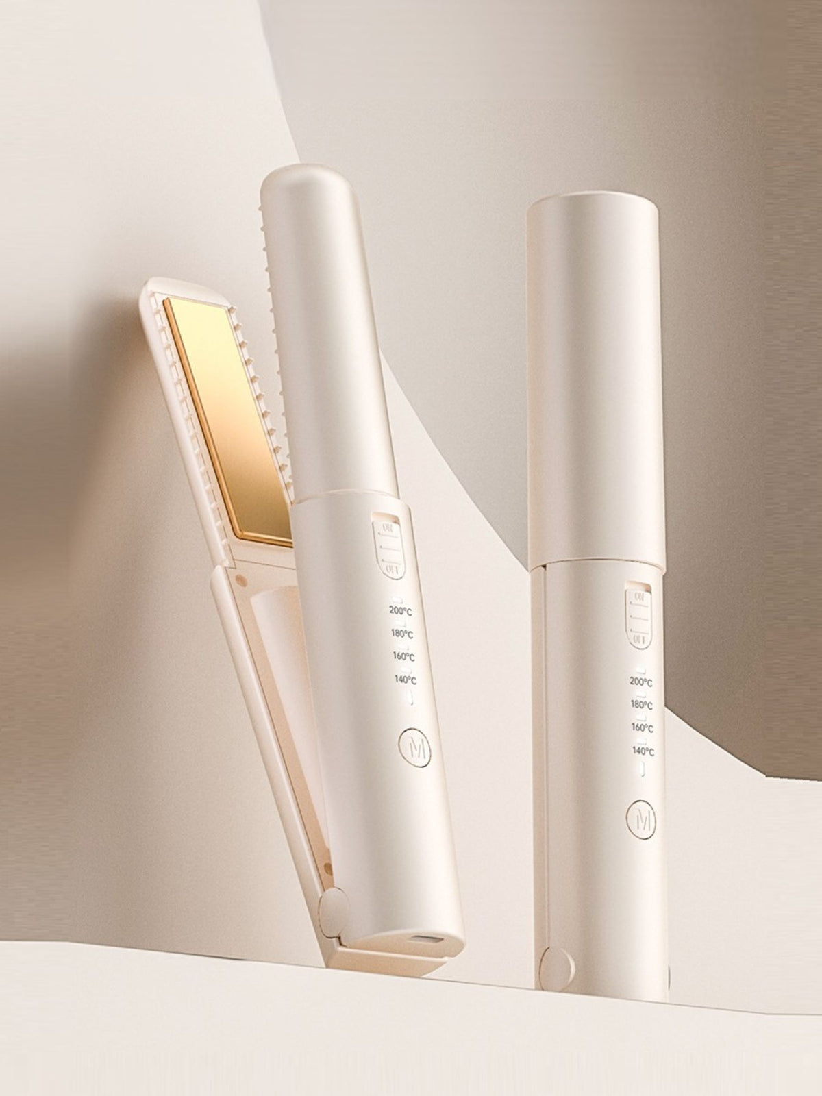 Portable straightener side profile