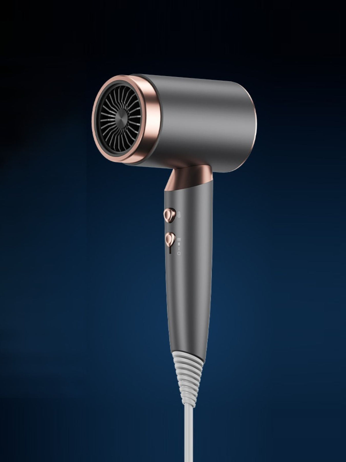 Hair dryer handle and cord