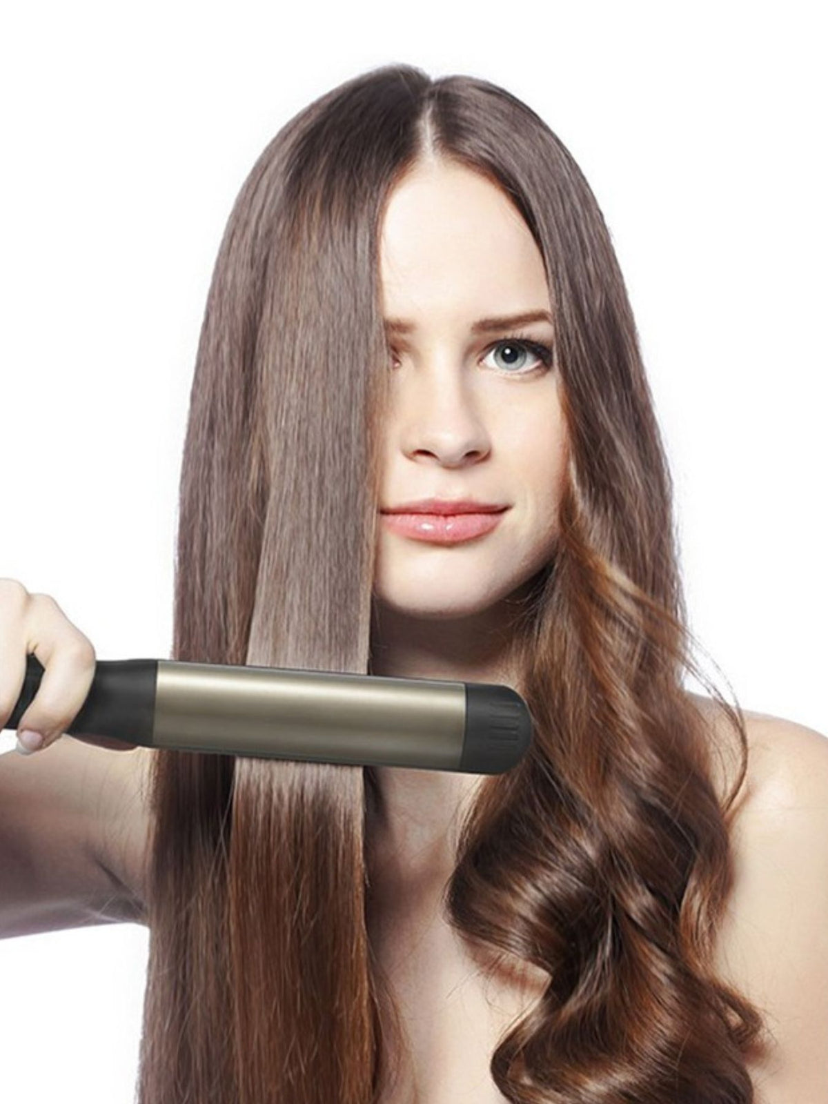 Hair straightener plate detail