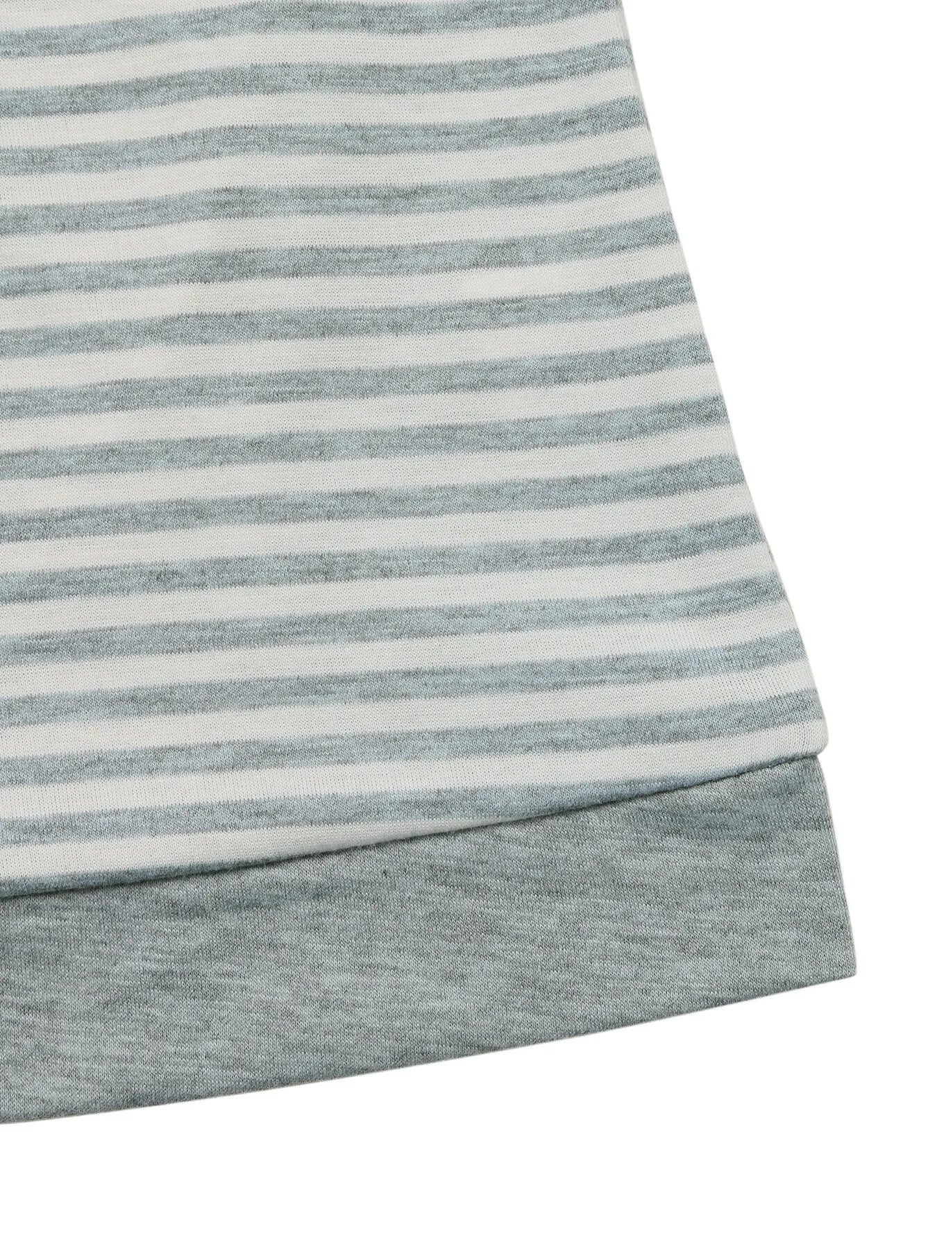 Striped Long Sleeve Casual T-Shirt - Fashorio