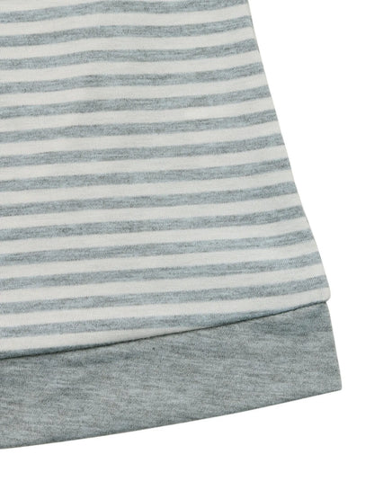 Striped Long Sleeve Casual T-Shirt - Fashorio