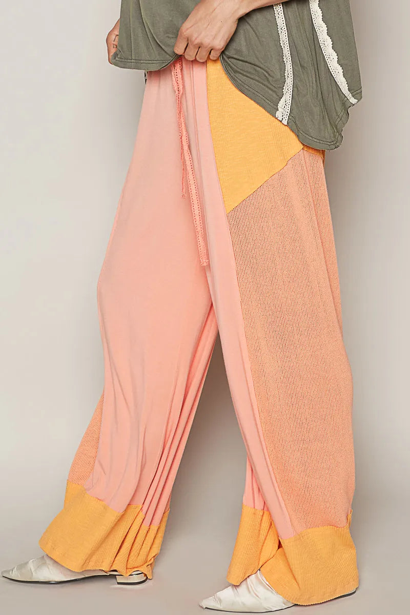 POL Drawstring Wide Leg Pants - Fashorio