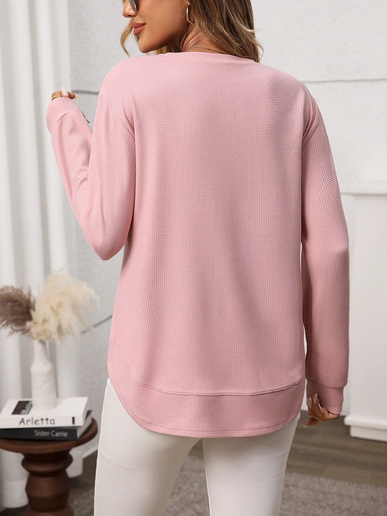 Long Sleeve Round Neck T-Shirt - Fashorio