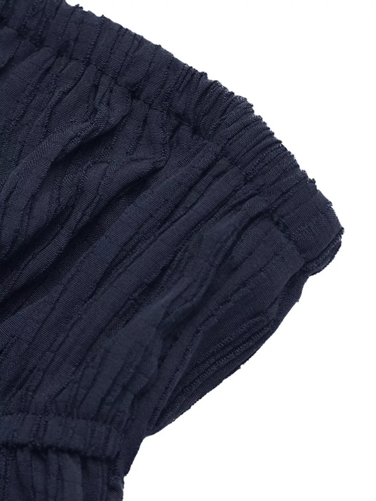 Textured Tube Top and Wide Leg Pants Set, view 13