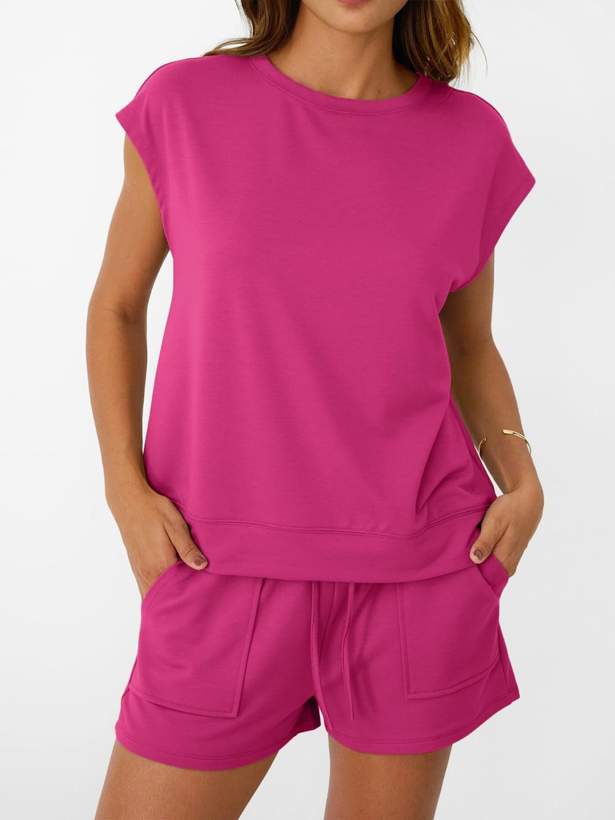 Cap sleeve set full outfit