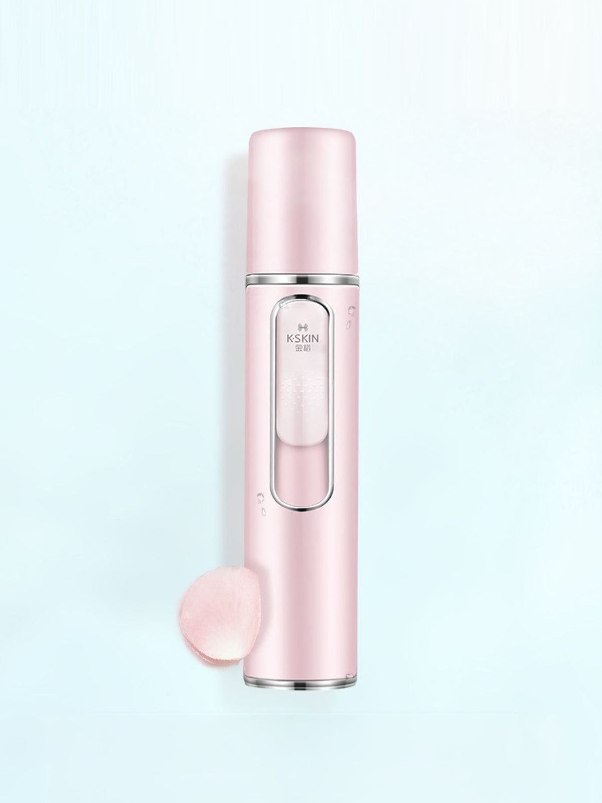 Portable pink facial mister beauty device