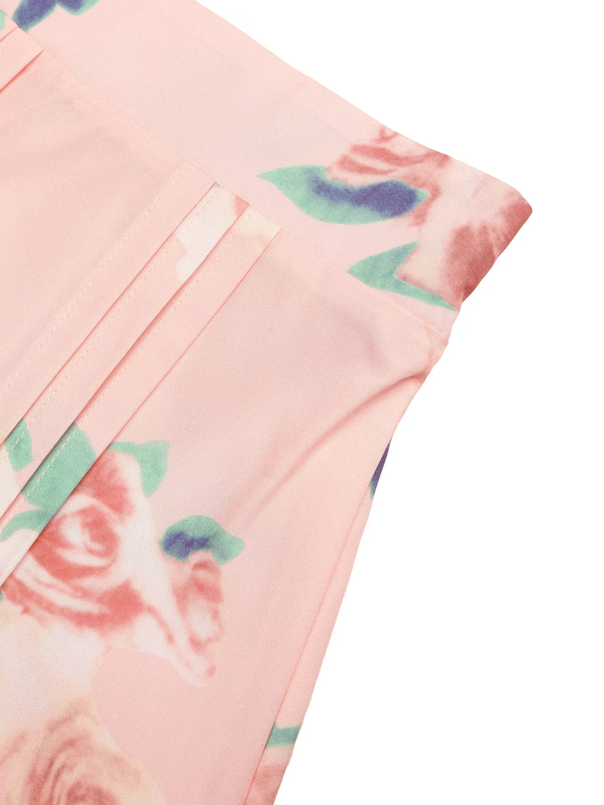Coordinated top and skirt outfit detail