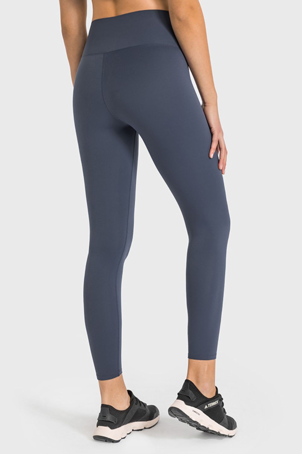 high waist ankle length yoga leggings styled outfit view