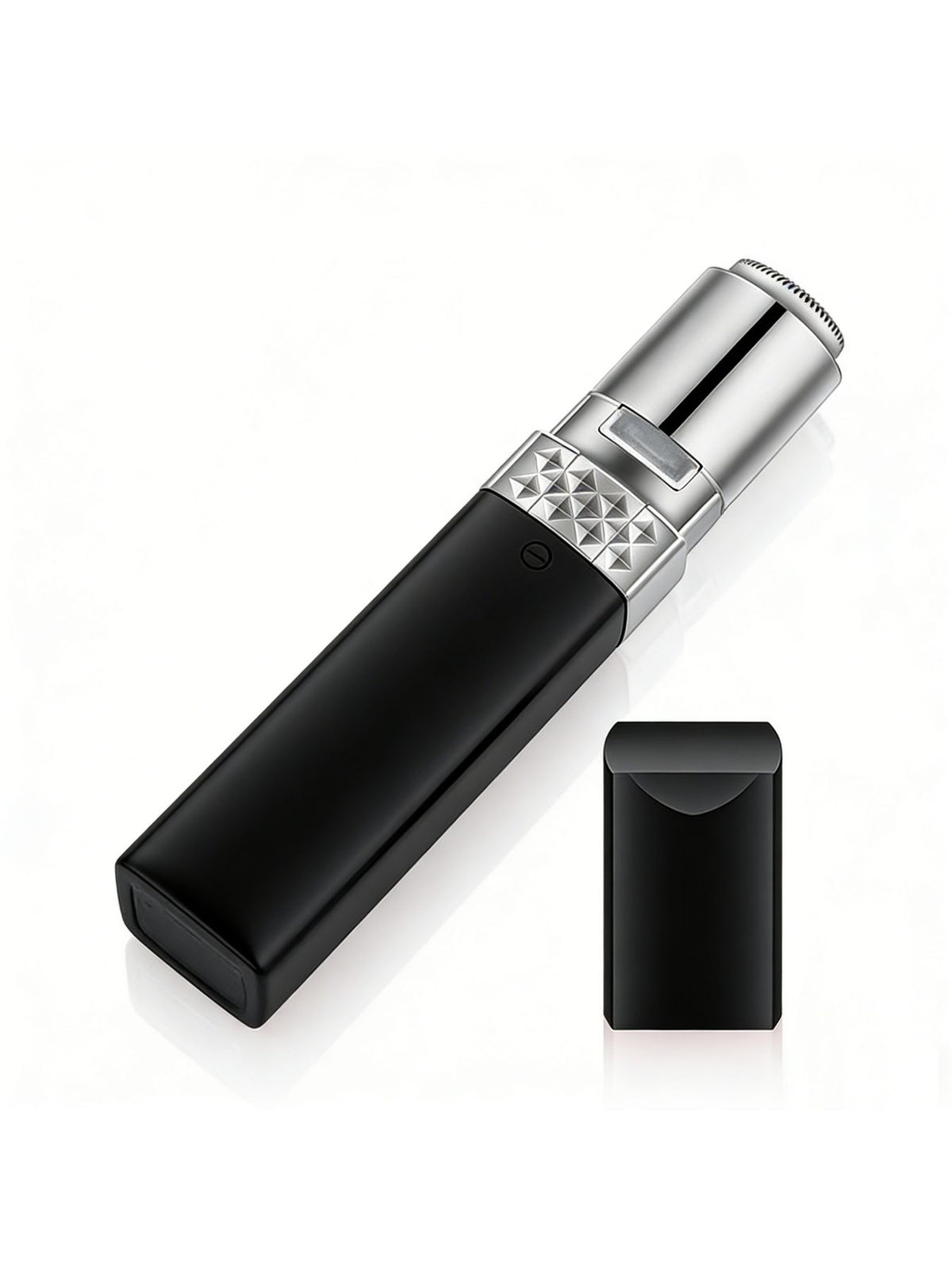 Waterproof epilator being used on face