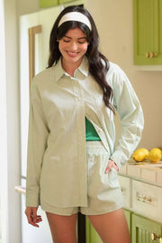 Mittoshop Striped Shirt and Shorts Set - Fashorio