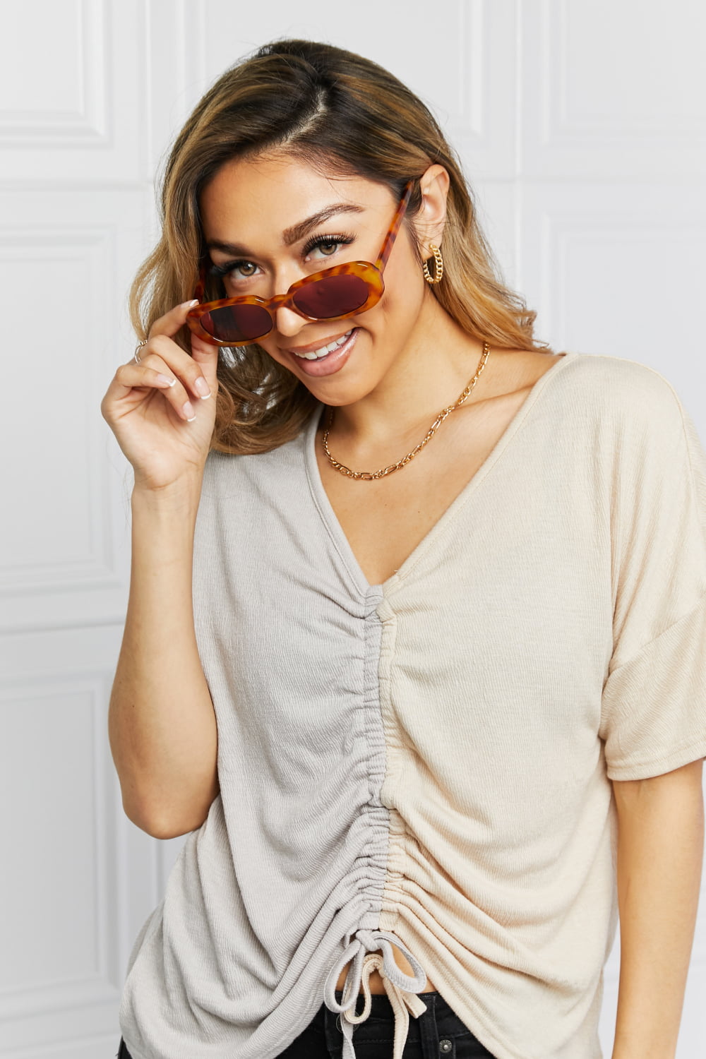 Oval Full Rim Sunglasses - Fashorio