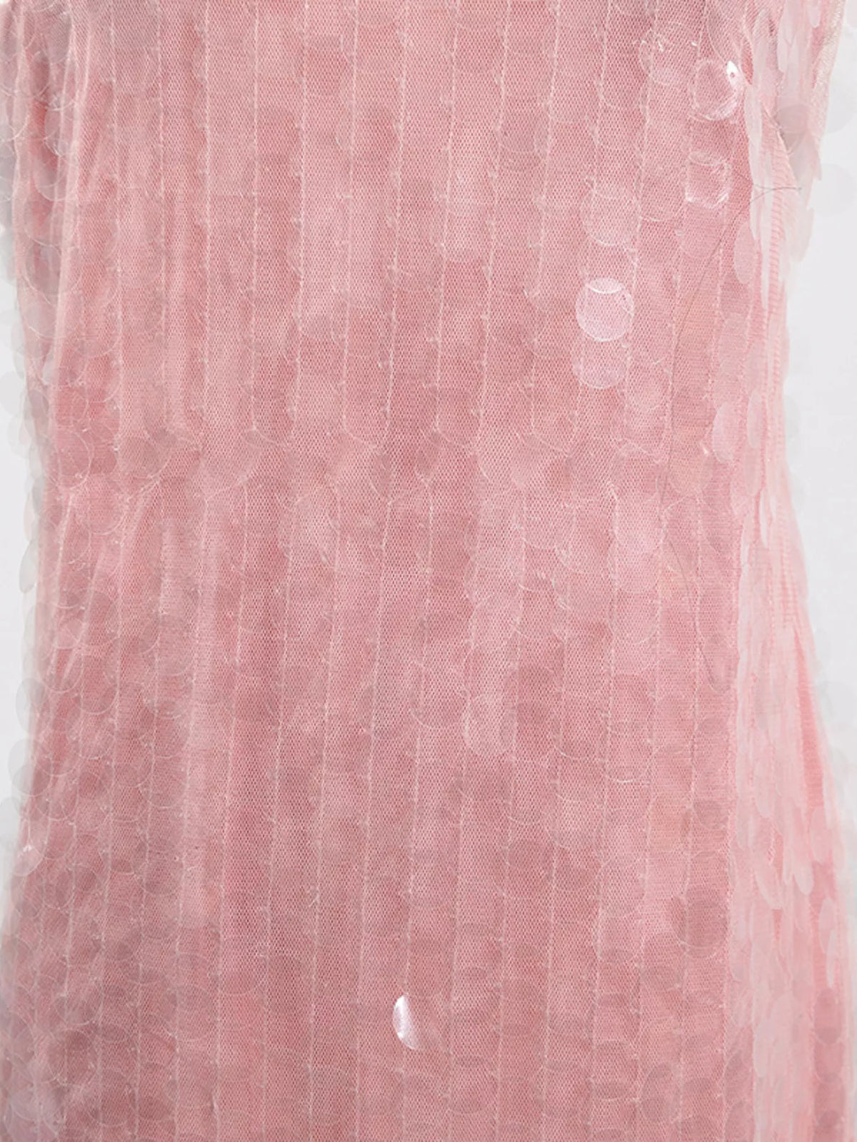 Sequin Halter Neck Mini Dress fabric close up