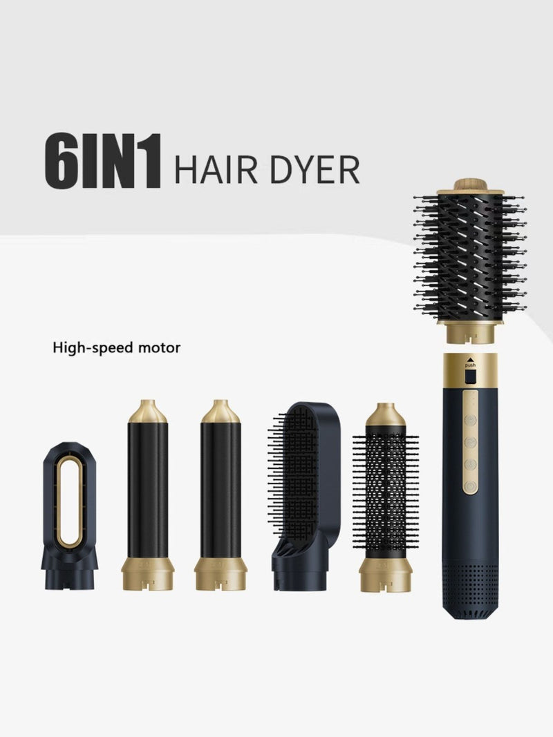 6 in 1 hot air brush styling set full view
