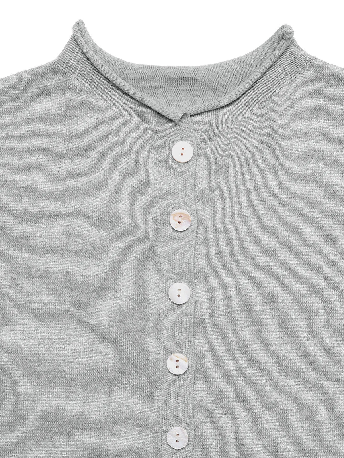 Button front cardigan knit texture
