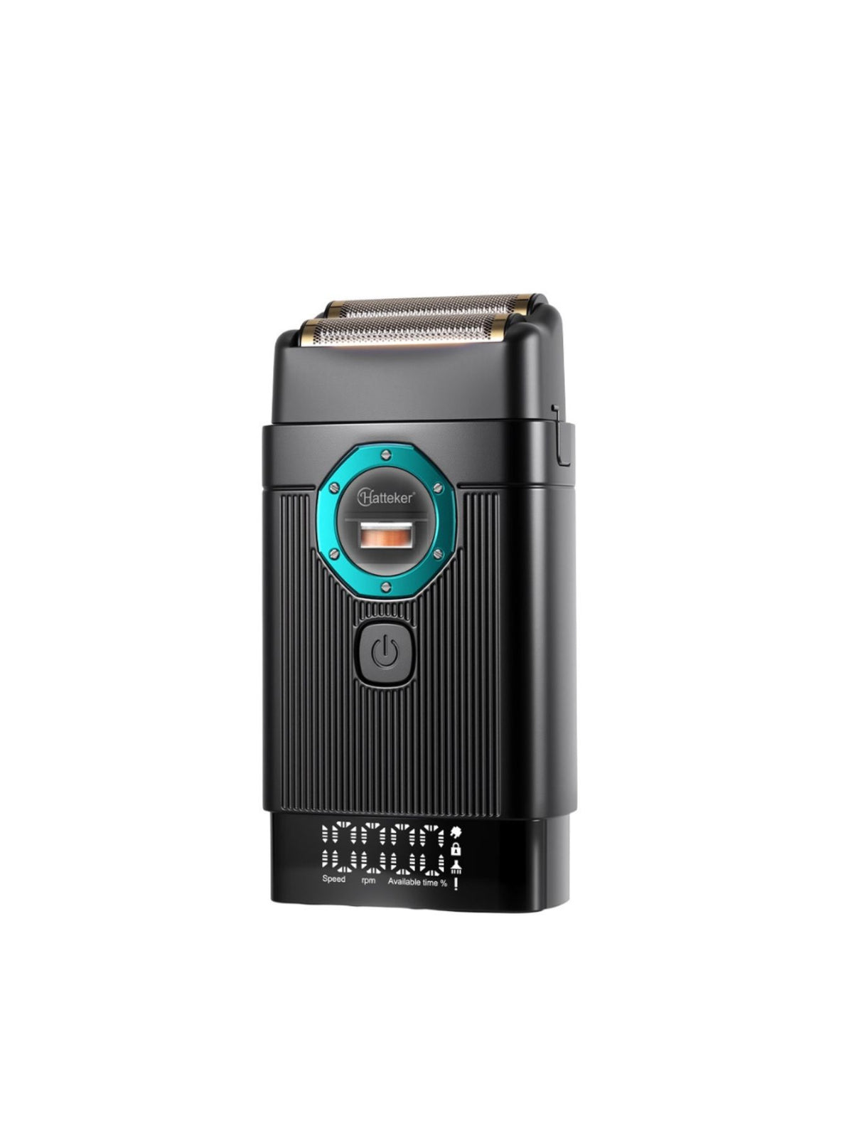 Portable shaver back view