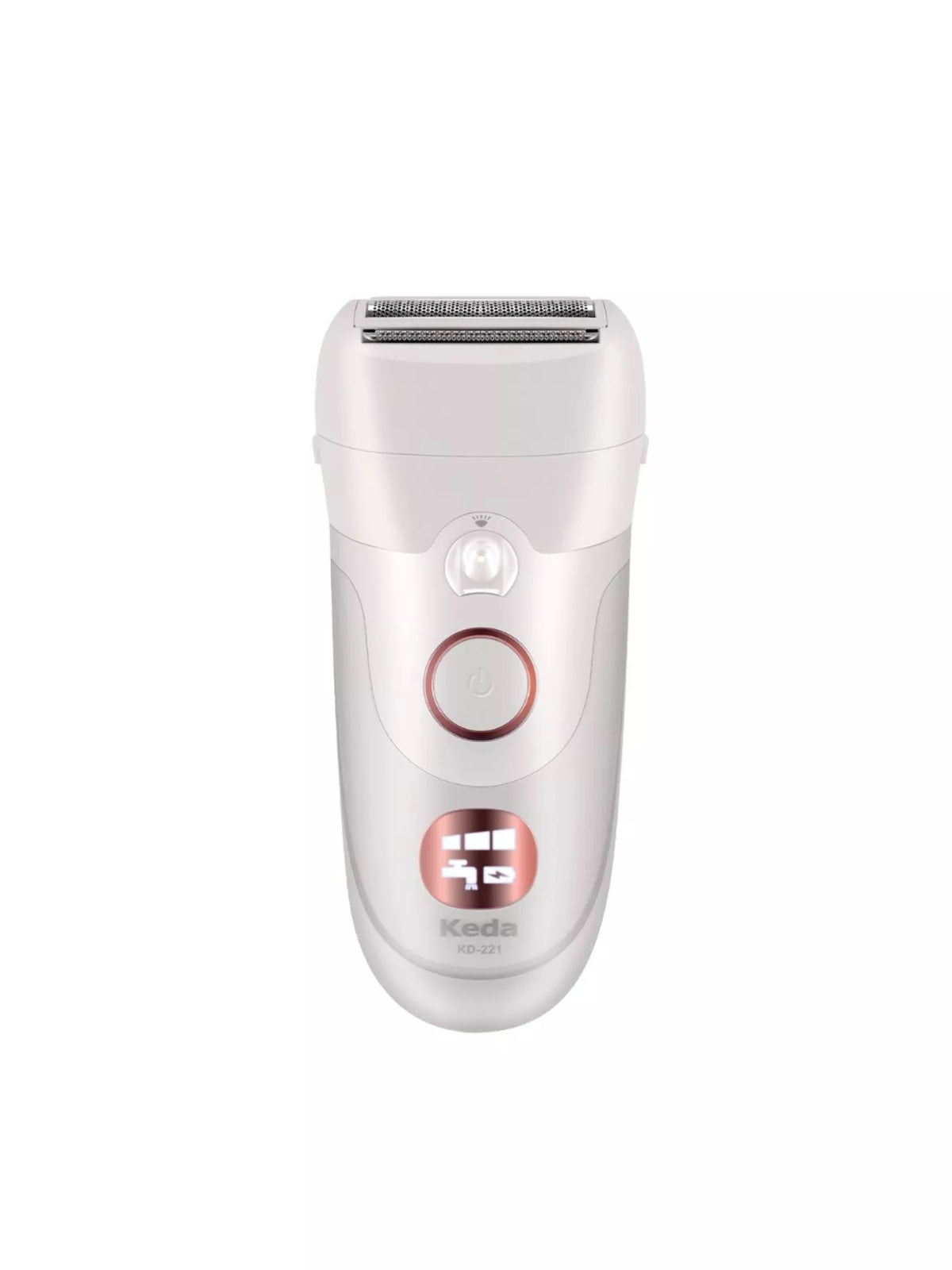 Waterproof epilator rinsed under water