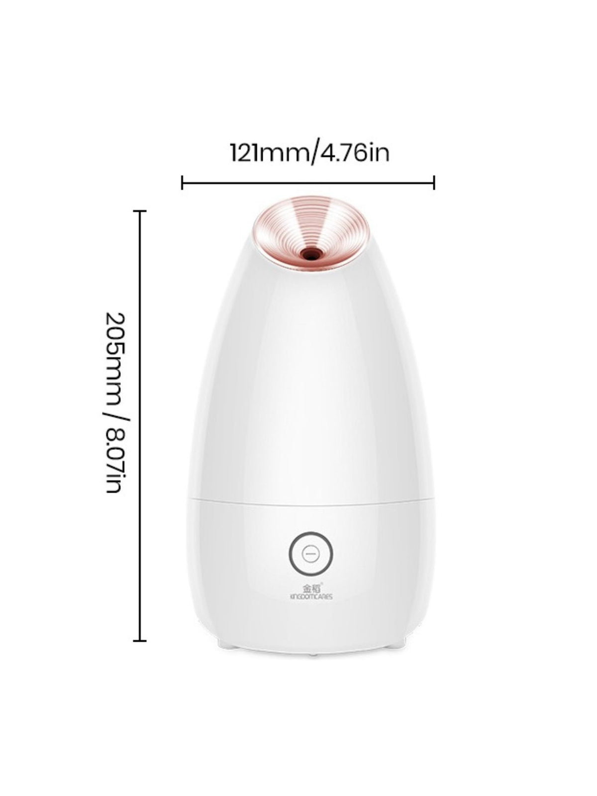Facial steamer beauty device for home spa