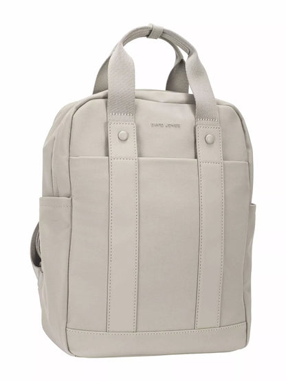David Jones Canvas Backpack Bag with Dual Handle ABBEY STONE One Size - Fashorio
