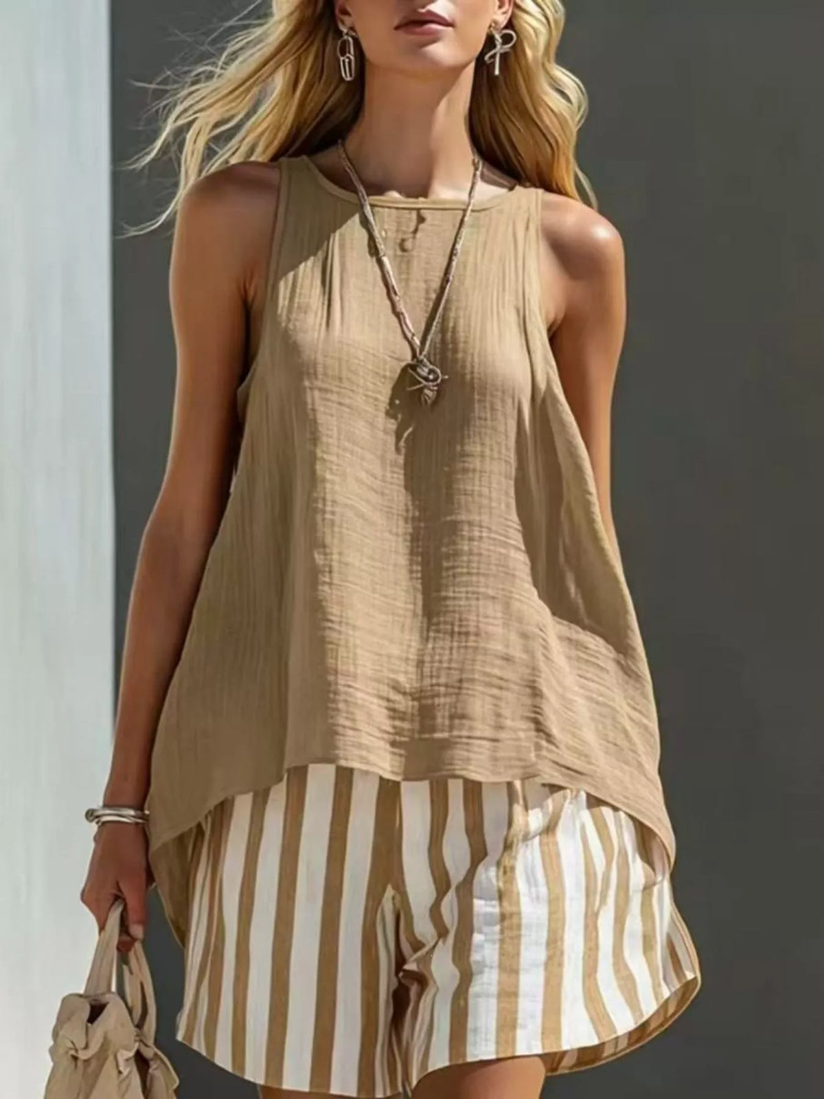 Womens two piece set back view