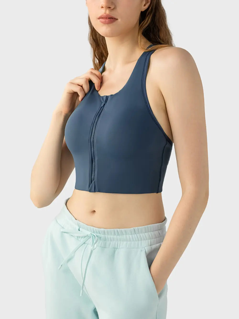 Millennia Wide Strap Sport Bra - Fashorio