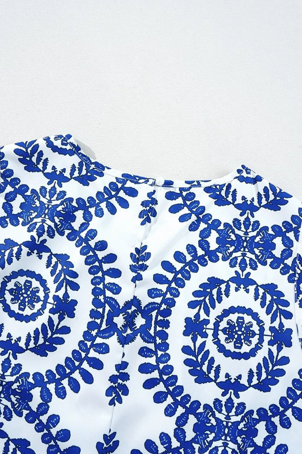 Printed Crew Neck Sleeveless Top, view 13