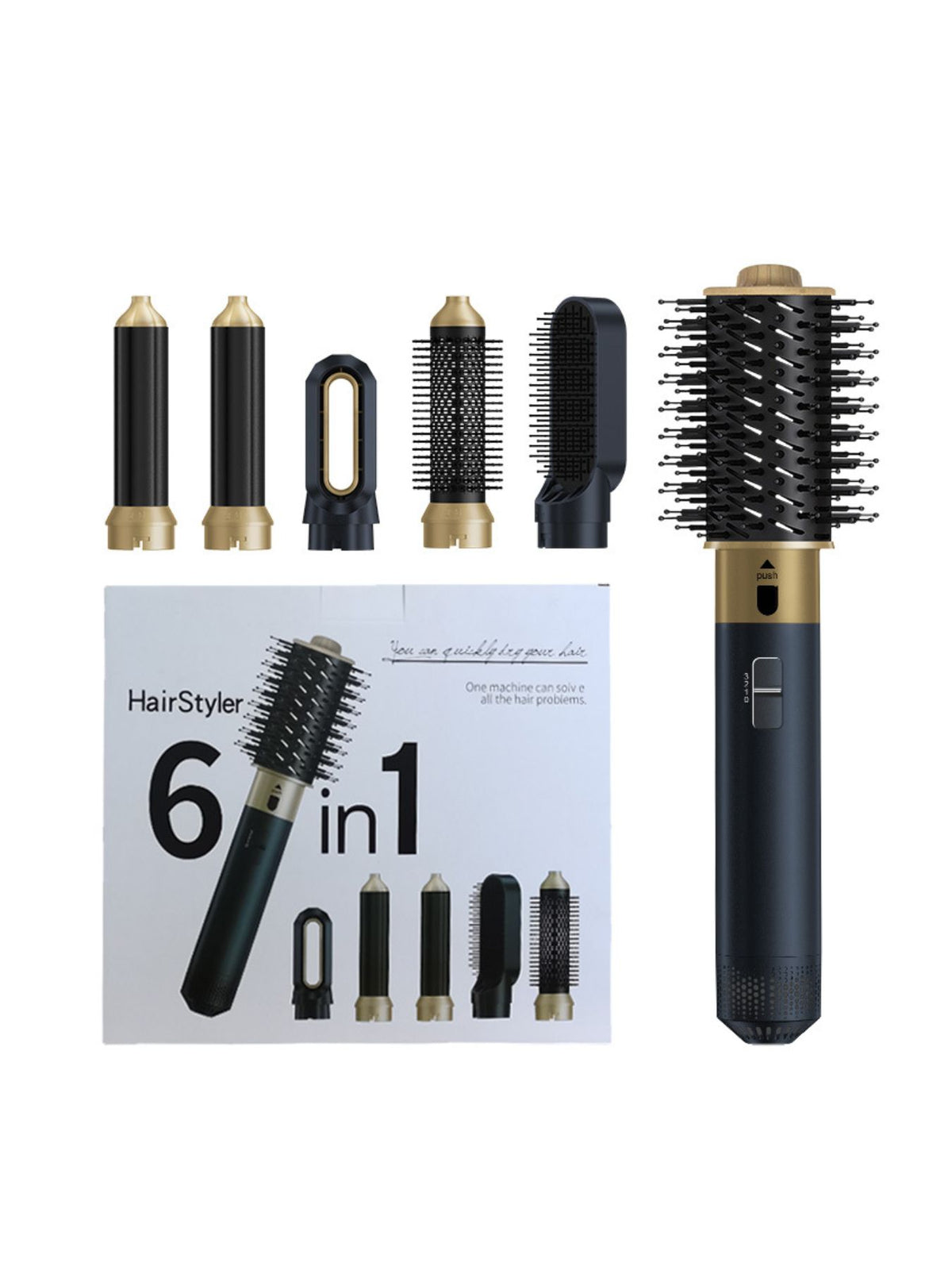 Curling wand styling hair