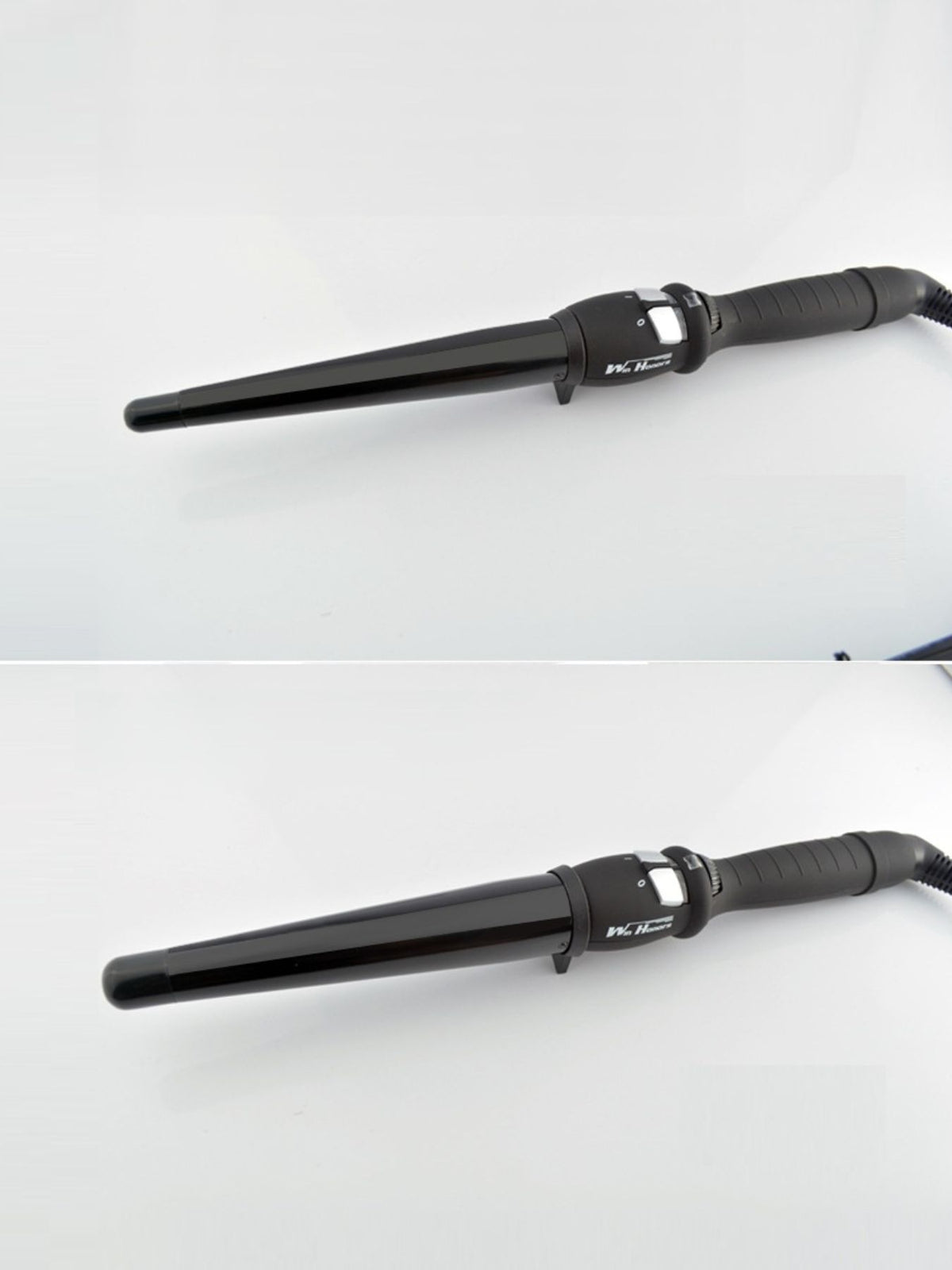 Curling iron temperature control display