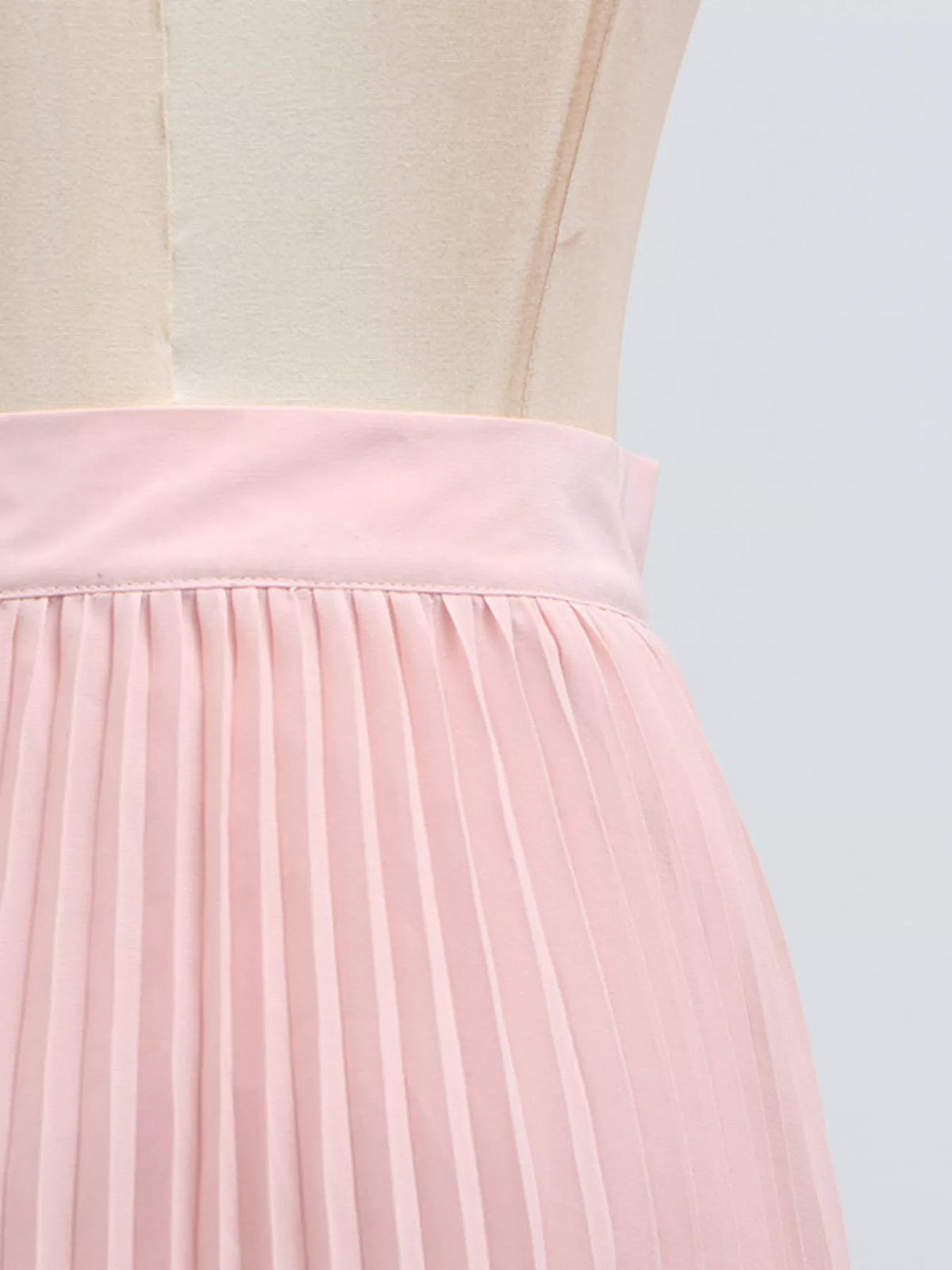 Frill Lapel Collar Top and Pleated Skirt Set, view 21