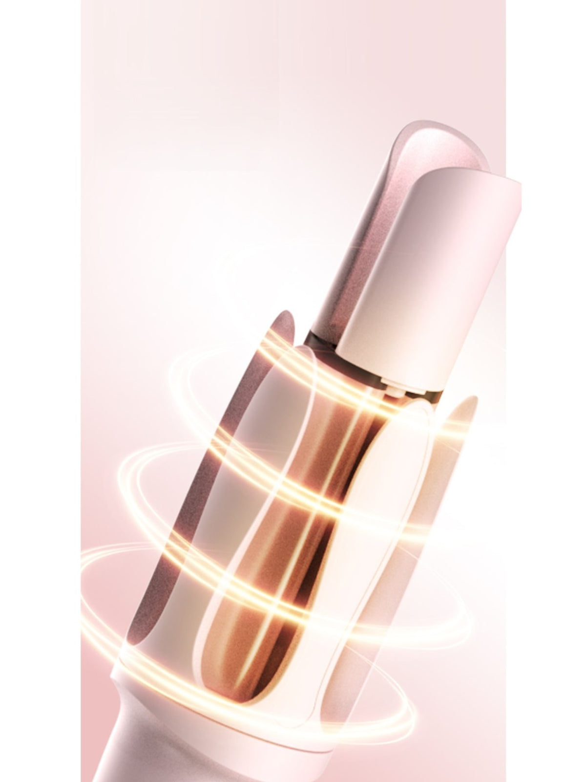Curling iron control buttons close up