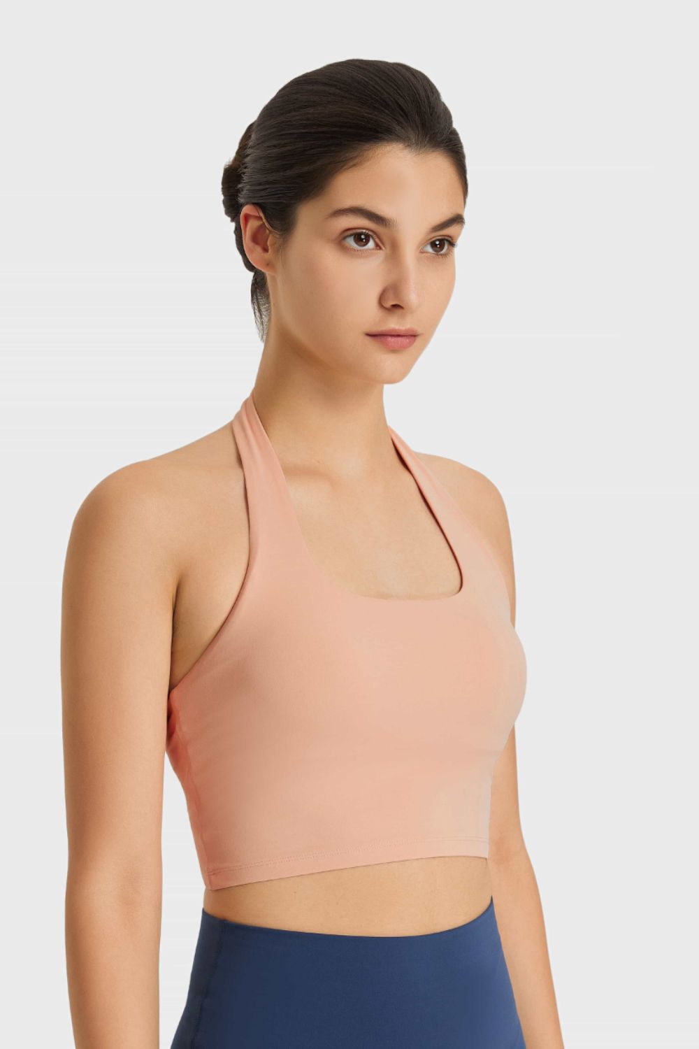 Millennia Breathable Halter Neck Sports Bra - Fashorio