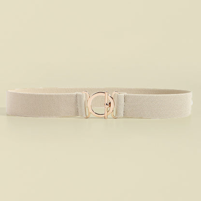 Toggle Clasp Elastic Belt - Fashorio