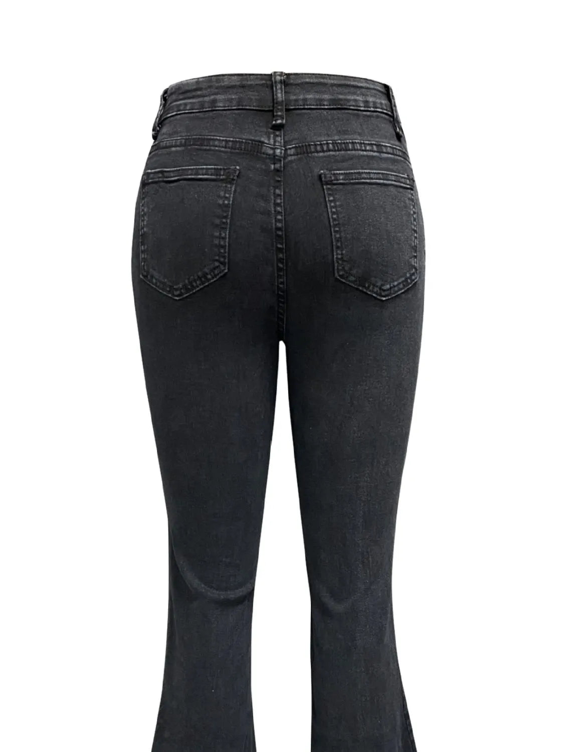 High Stretch Flare Jeans with Pockets, view 13