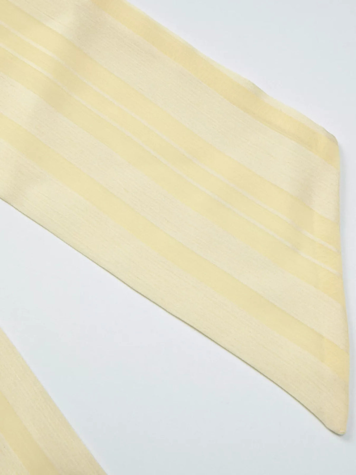 Striped halter top shown with high rise shorts