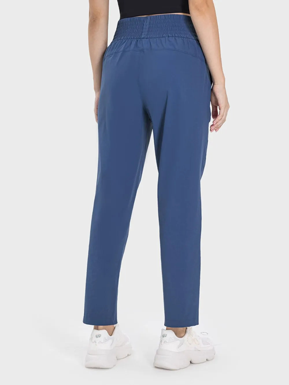 Millennia Pocketed High Waist Active Pants - Fashorio